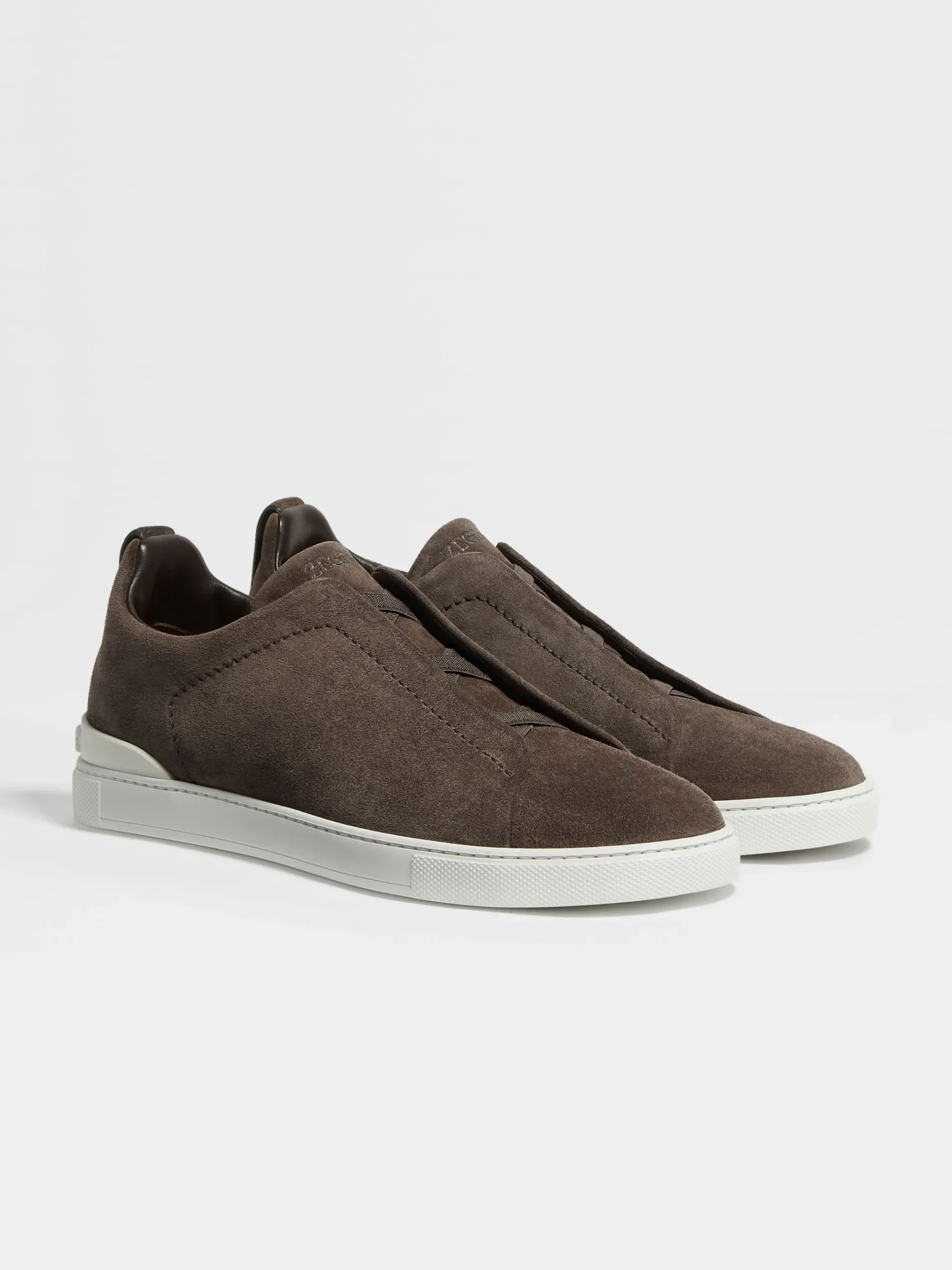 Brown Suede Triple Stitch™ Sneakers