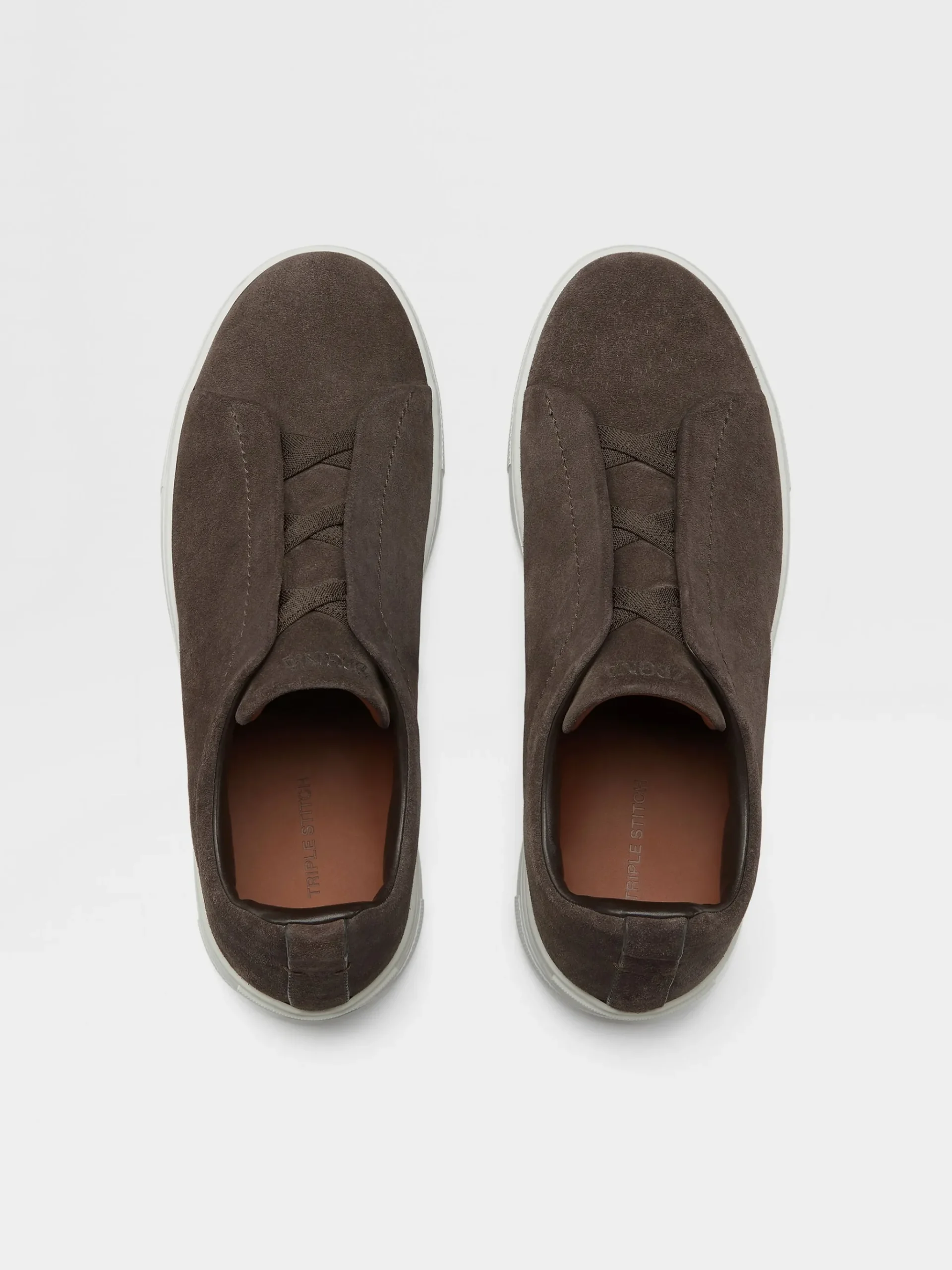 Brown Suede Triple Stitch™ Sneakers
