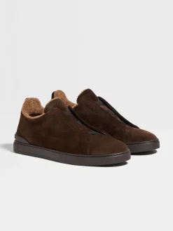 Brown Suede Triple Stitch™ Sneakers
