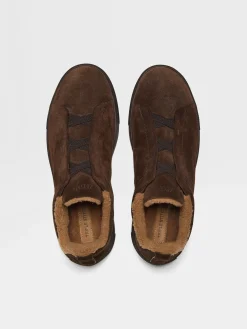 Brown Suede Triple Stitch™ Sneakers
