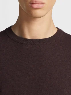 Burgundy 12milmil12 Wool Crewneck