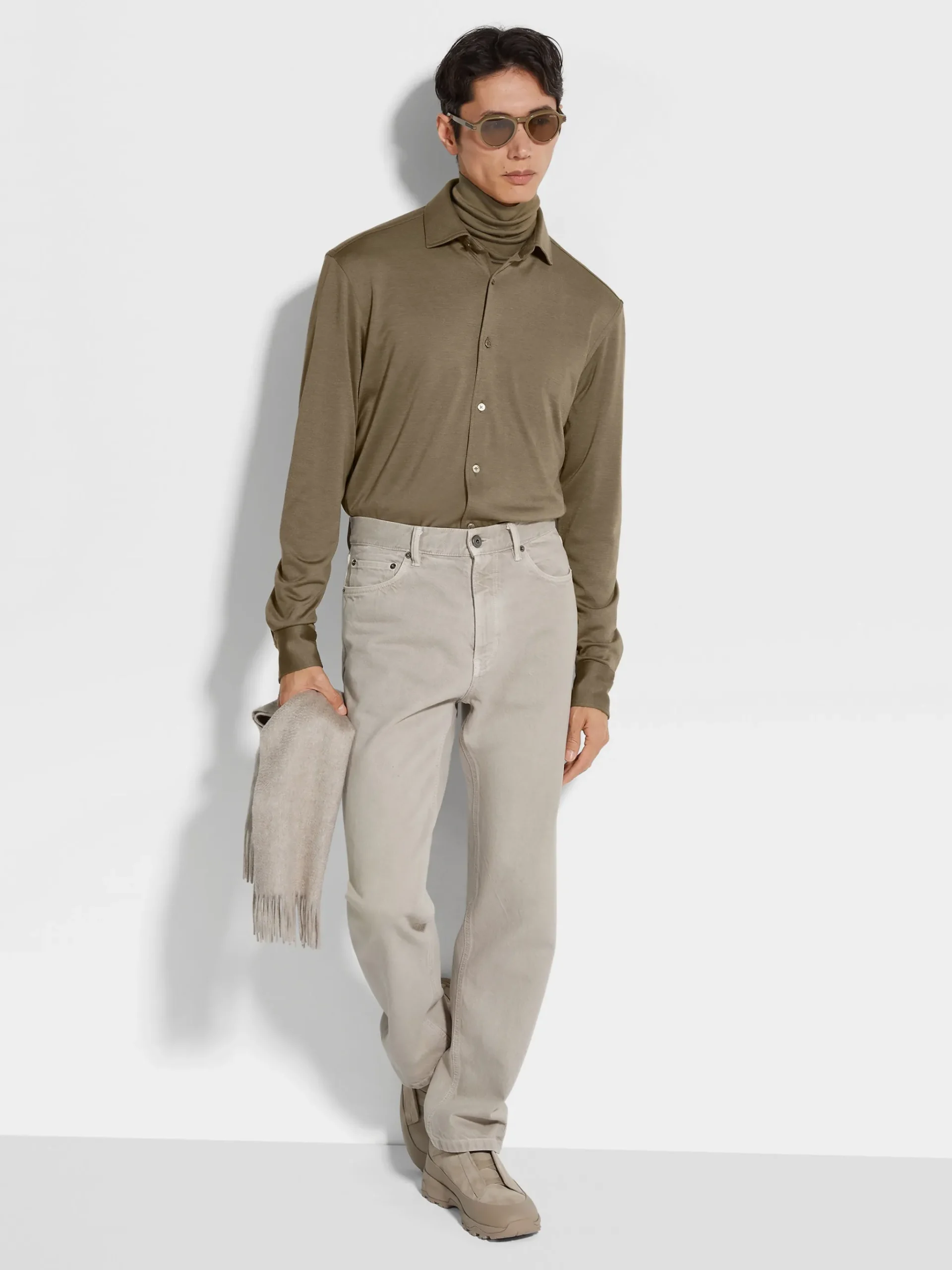 Cashmere and Silk Shirt