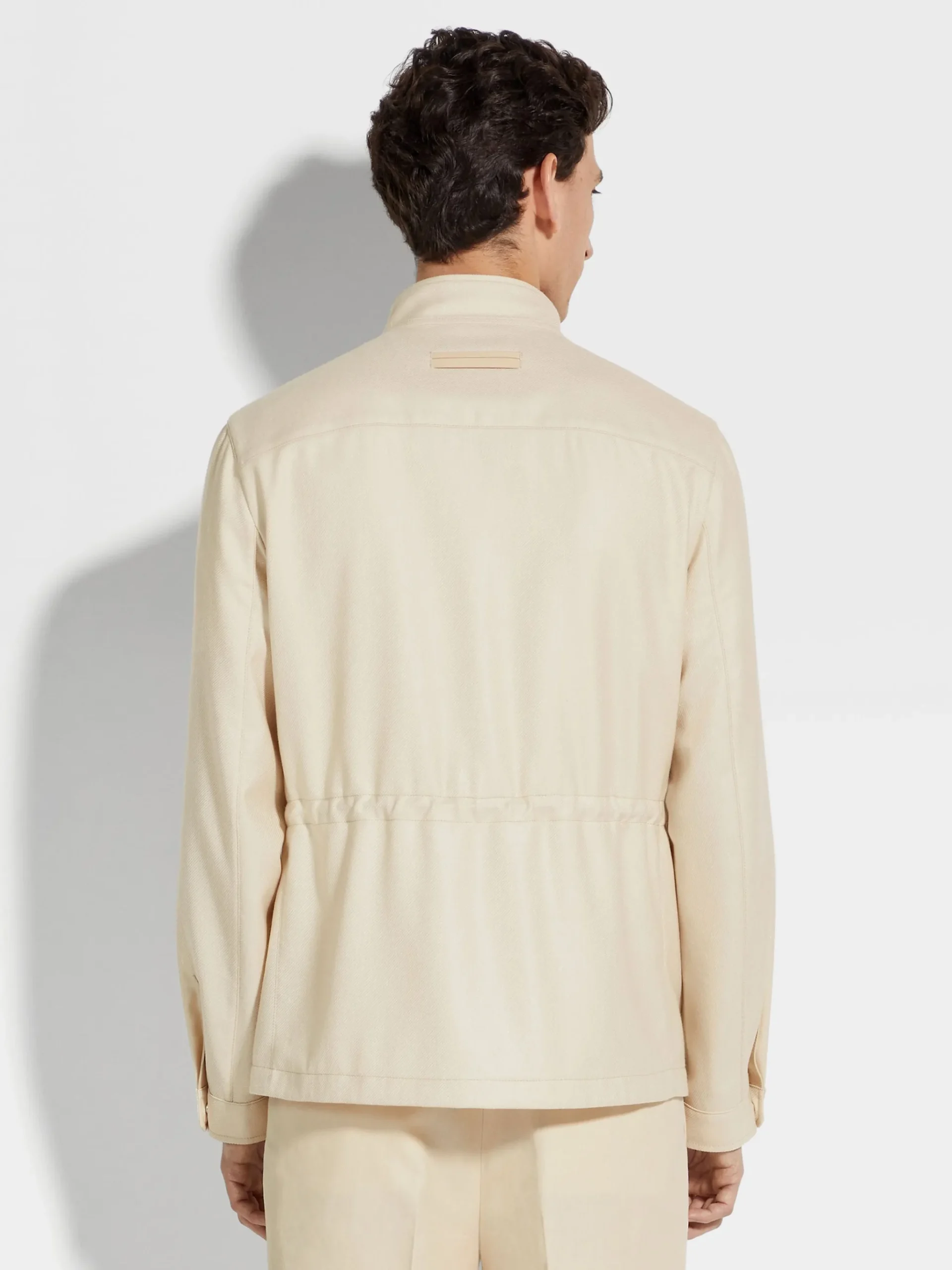 Cashmere Silk and Linen Blouson