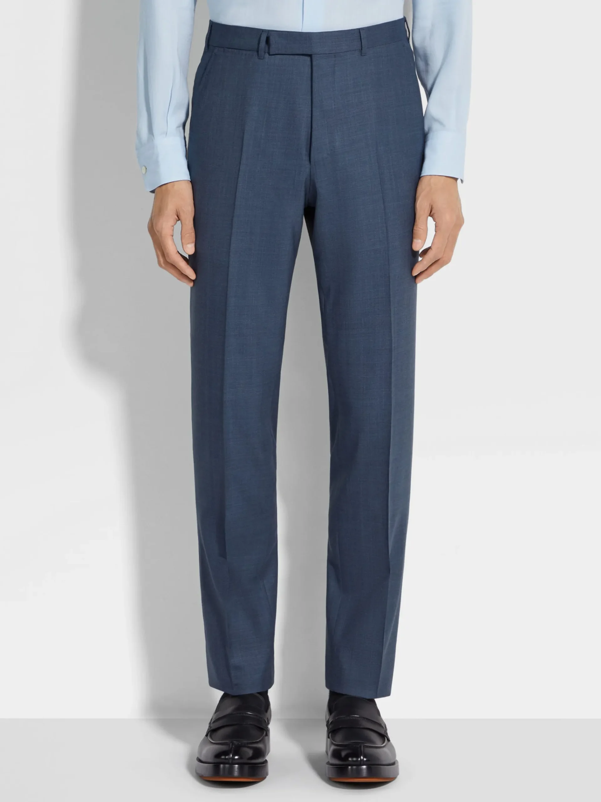 Dark Avio Blue Centoventimila Wool Suit