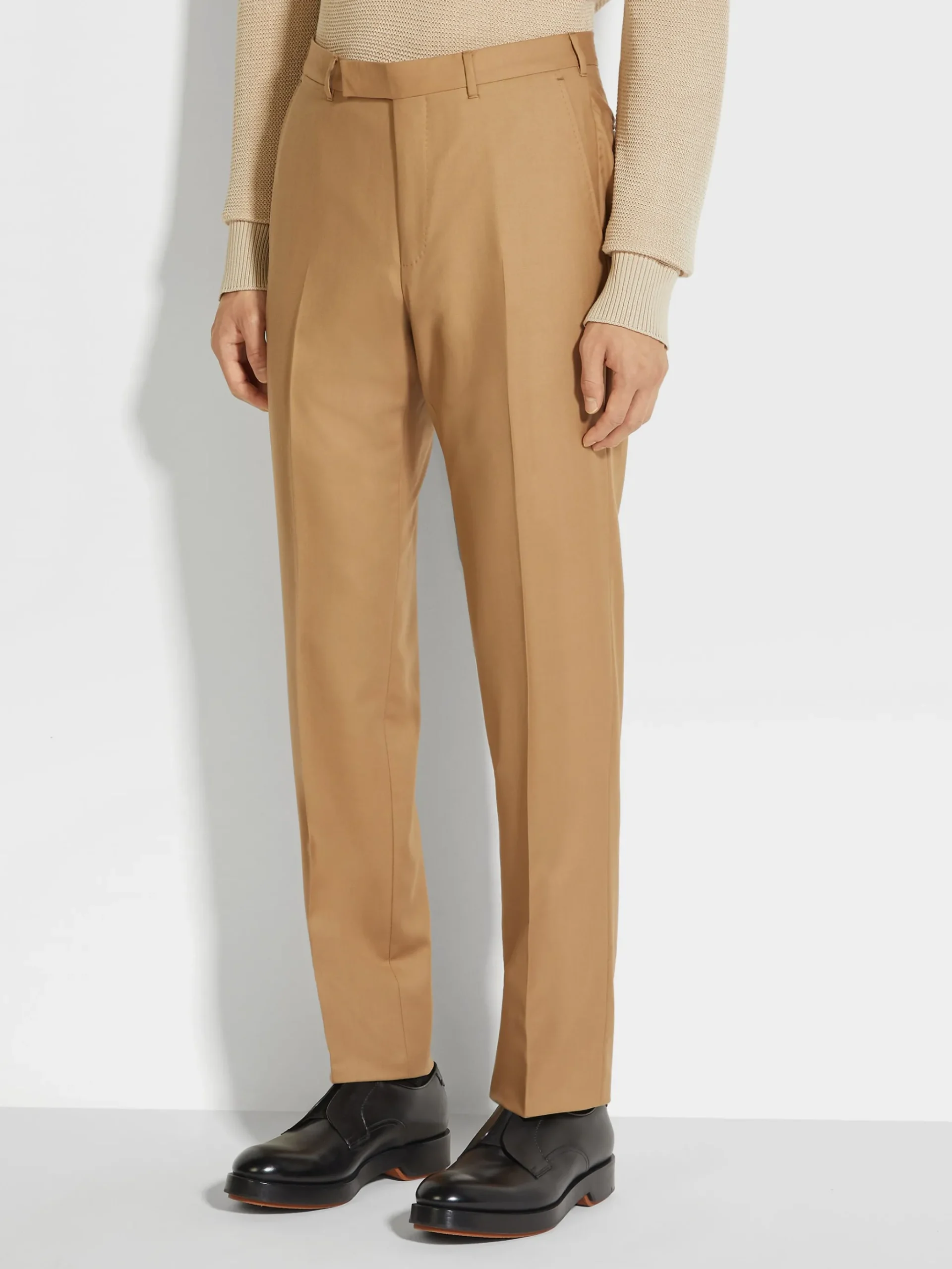 Dark Beige Oasi Cashmere Suit