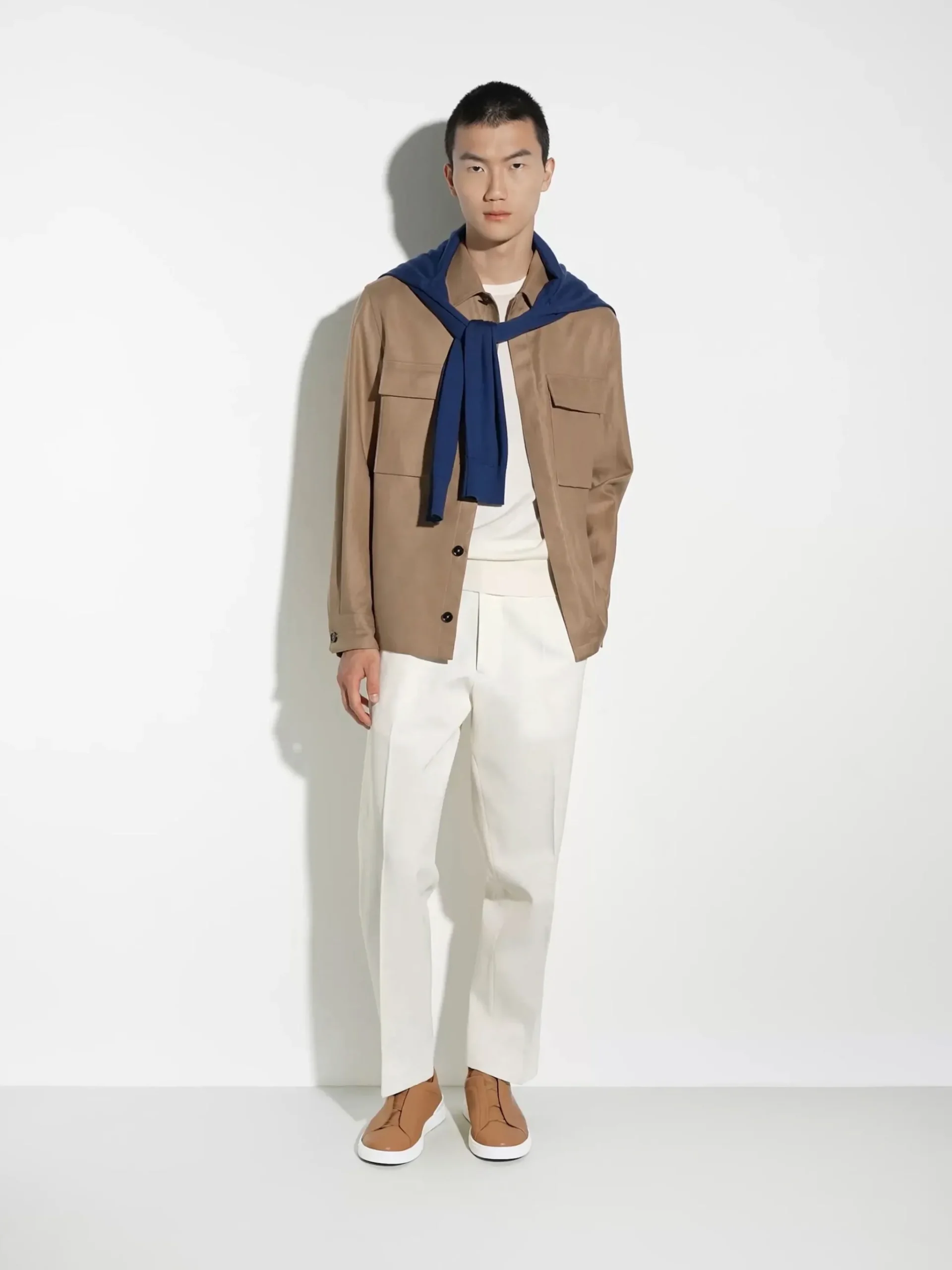 Dark Beige Triple Stitch™ SECONDSKIN Sneakers