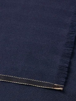 Dark Blue 12milmil12 Wool Scarf