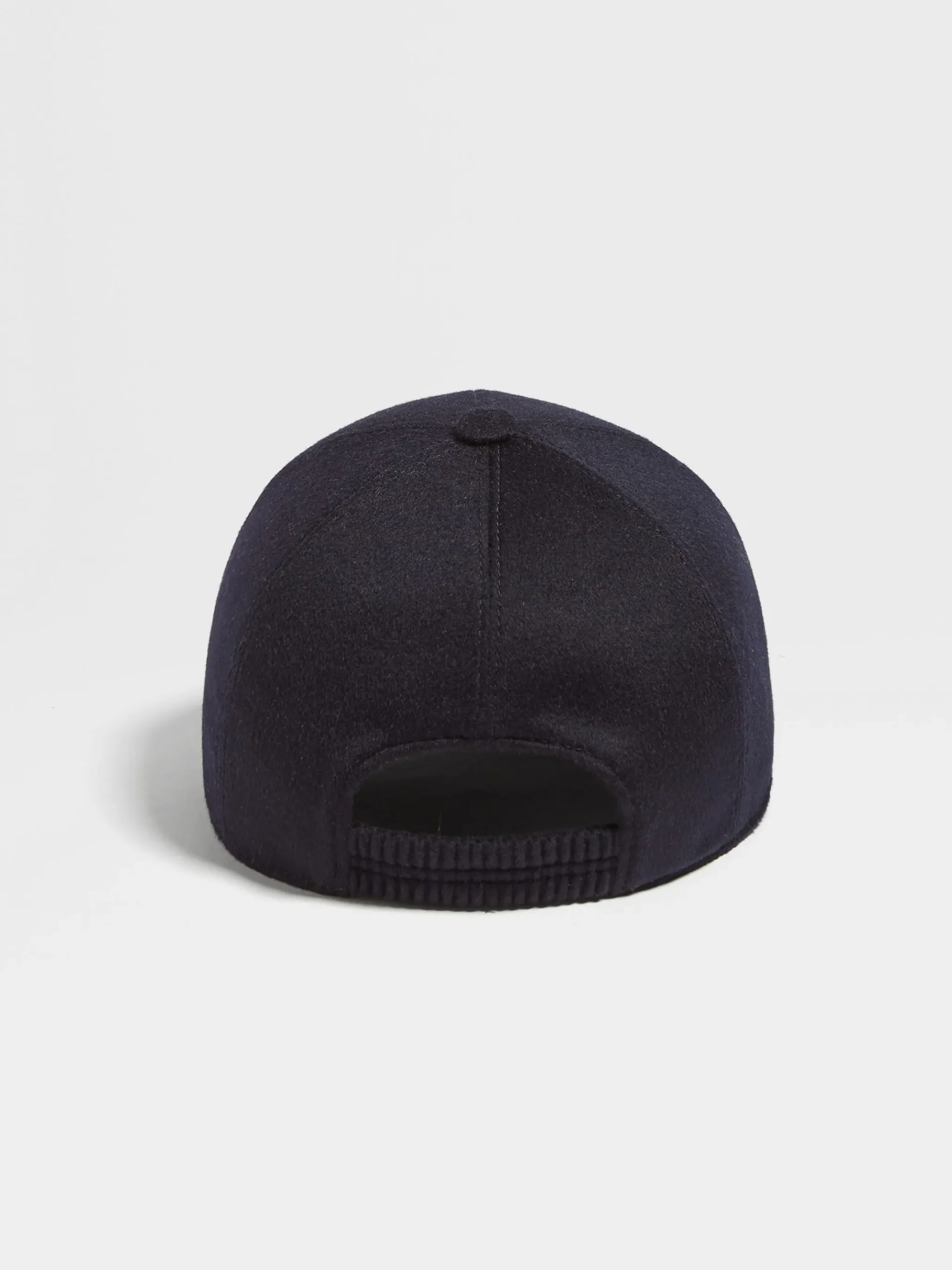 Dark Blue Oasi Cashmere Baseball Cap
