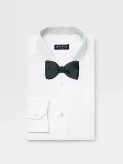 Dark Blue Silk Bowtie