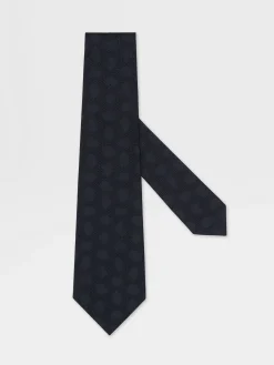 Dark Blue Silk Tie