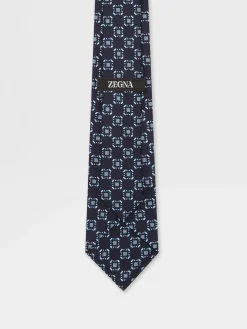 Dark Blue Silk Tie