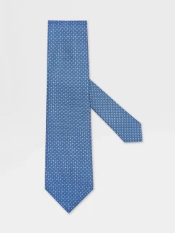 Dark Blue Silk Tie