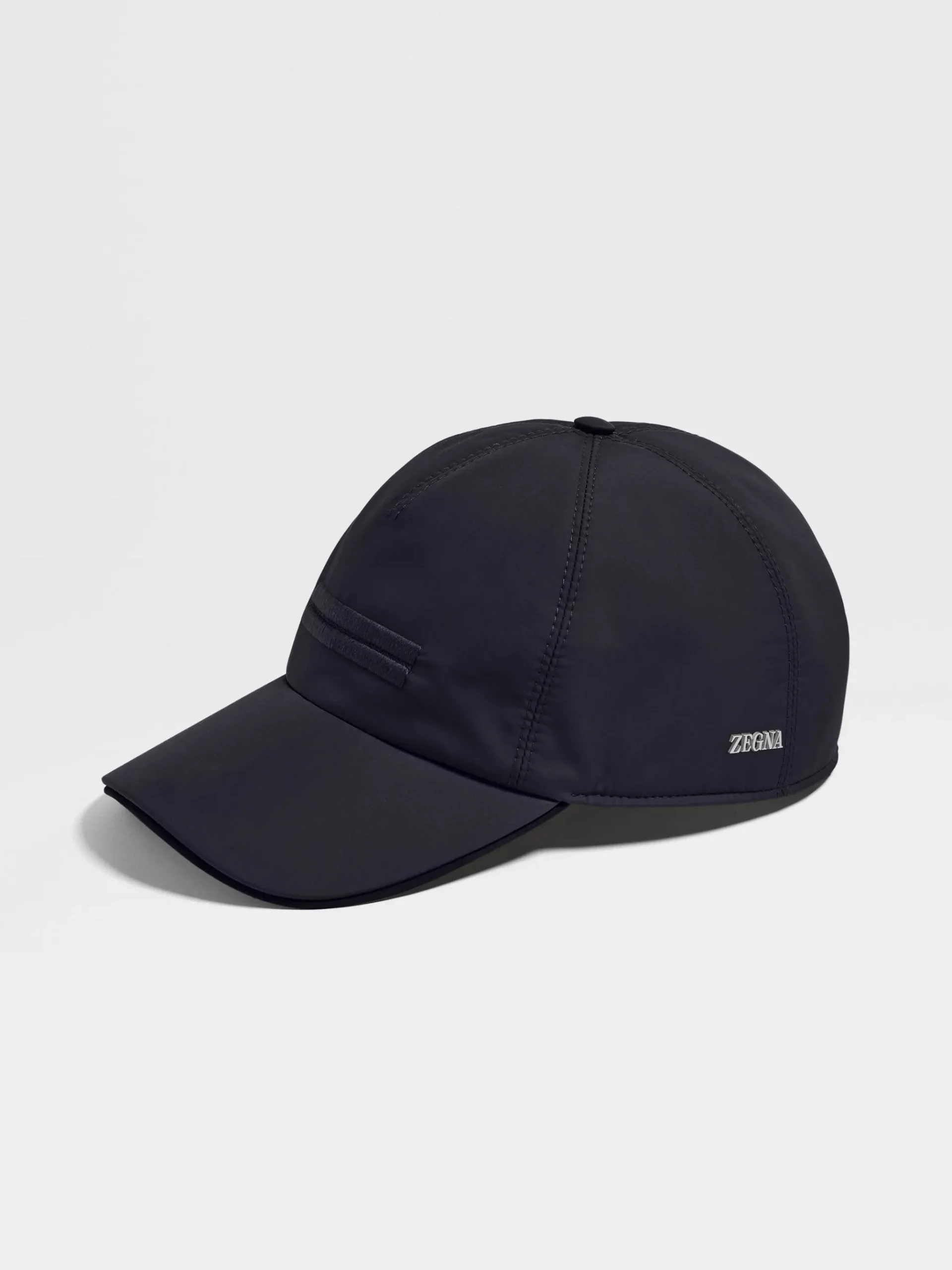 Dark Blue Technical Fabric Baseball Cap
