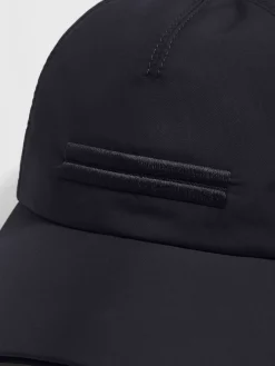 Dark Blue Technical Fabric Baseball Cap