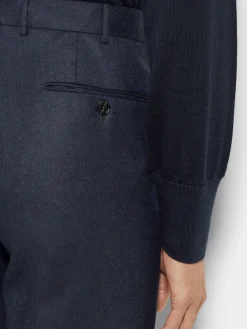 Dark Blue Wool Pants