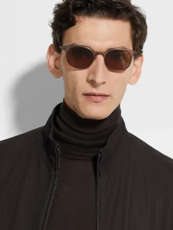 Dark Bronze Aluminium Sunglasses