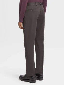 Dark Brown Comfort Cotton Pants