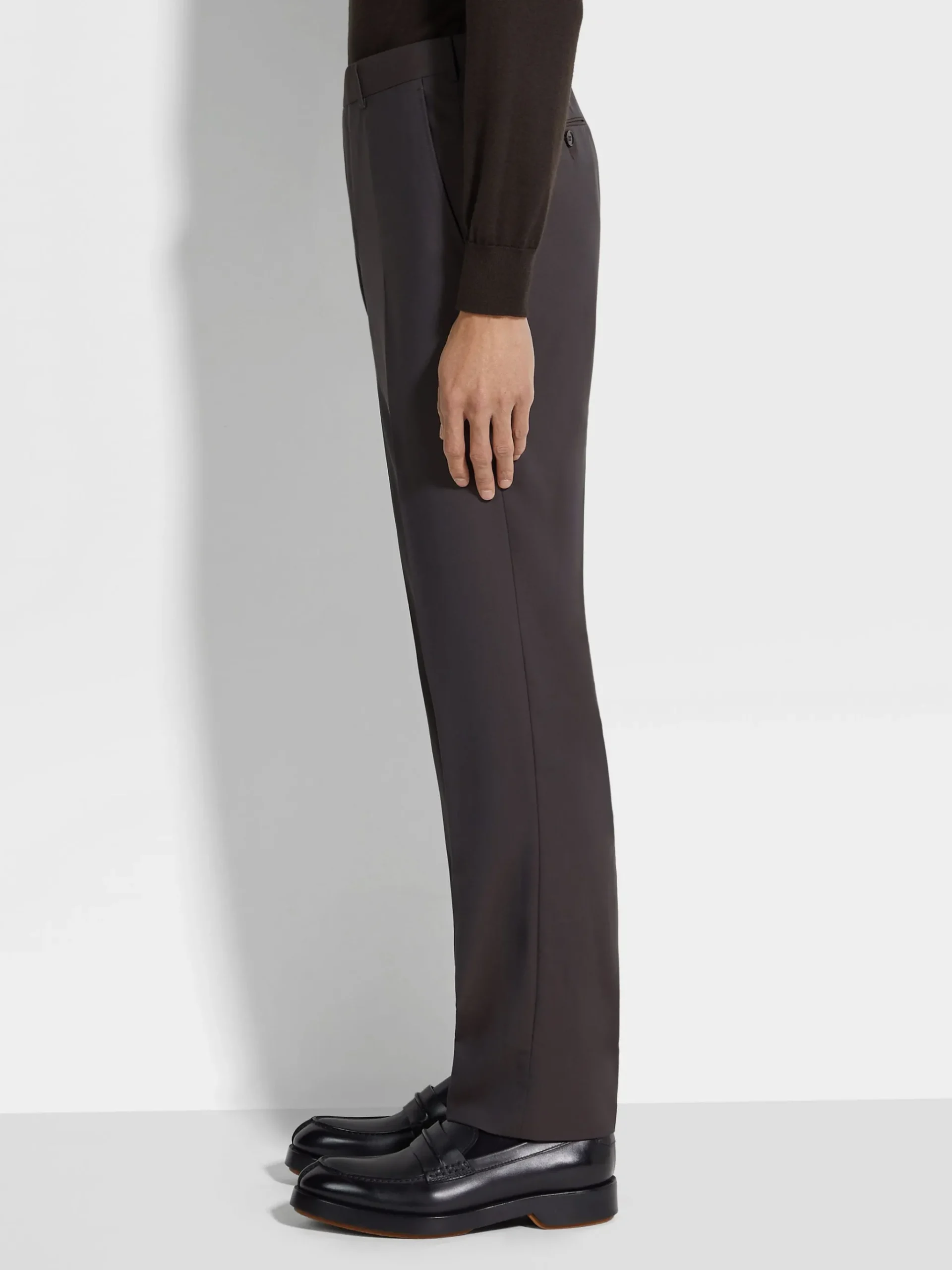 Dark Brown High Performance™ Wool Pants