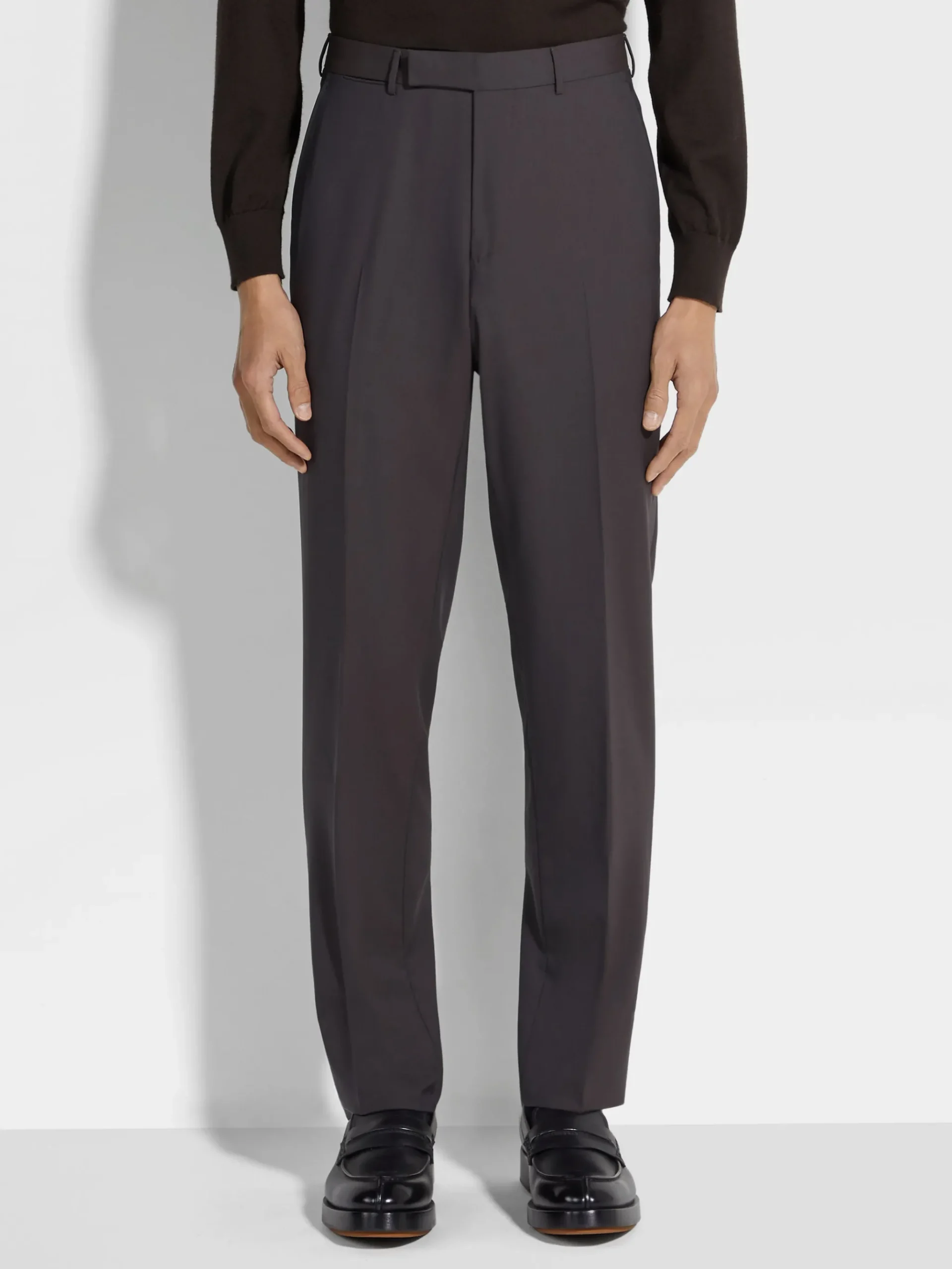 Dark Brown High Performance™ Wool Pants