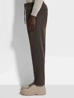Dark Brown 15milmil15 Wool Joggers