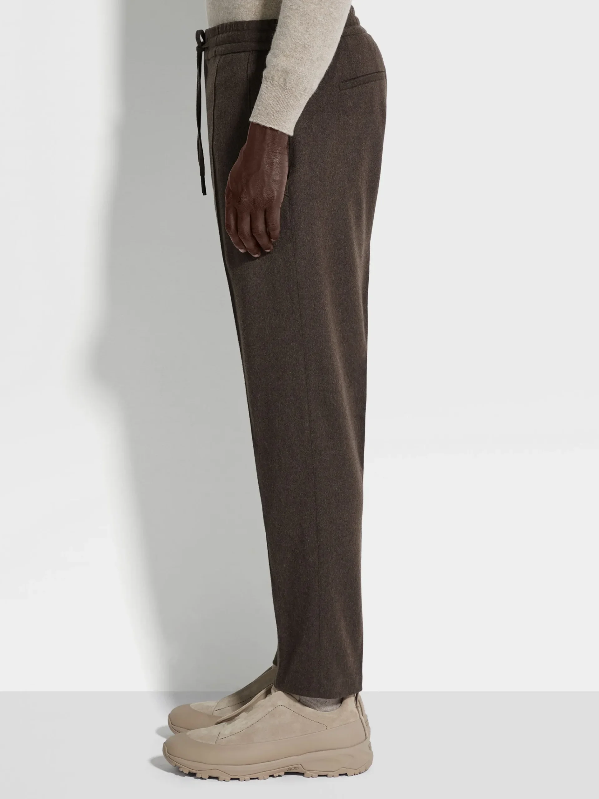 Dark Brown 15milmil15 Wool Joggers