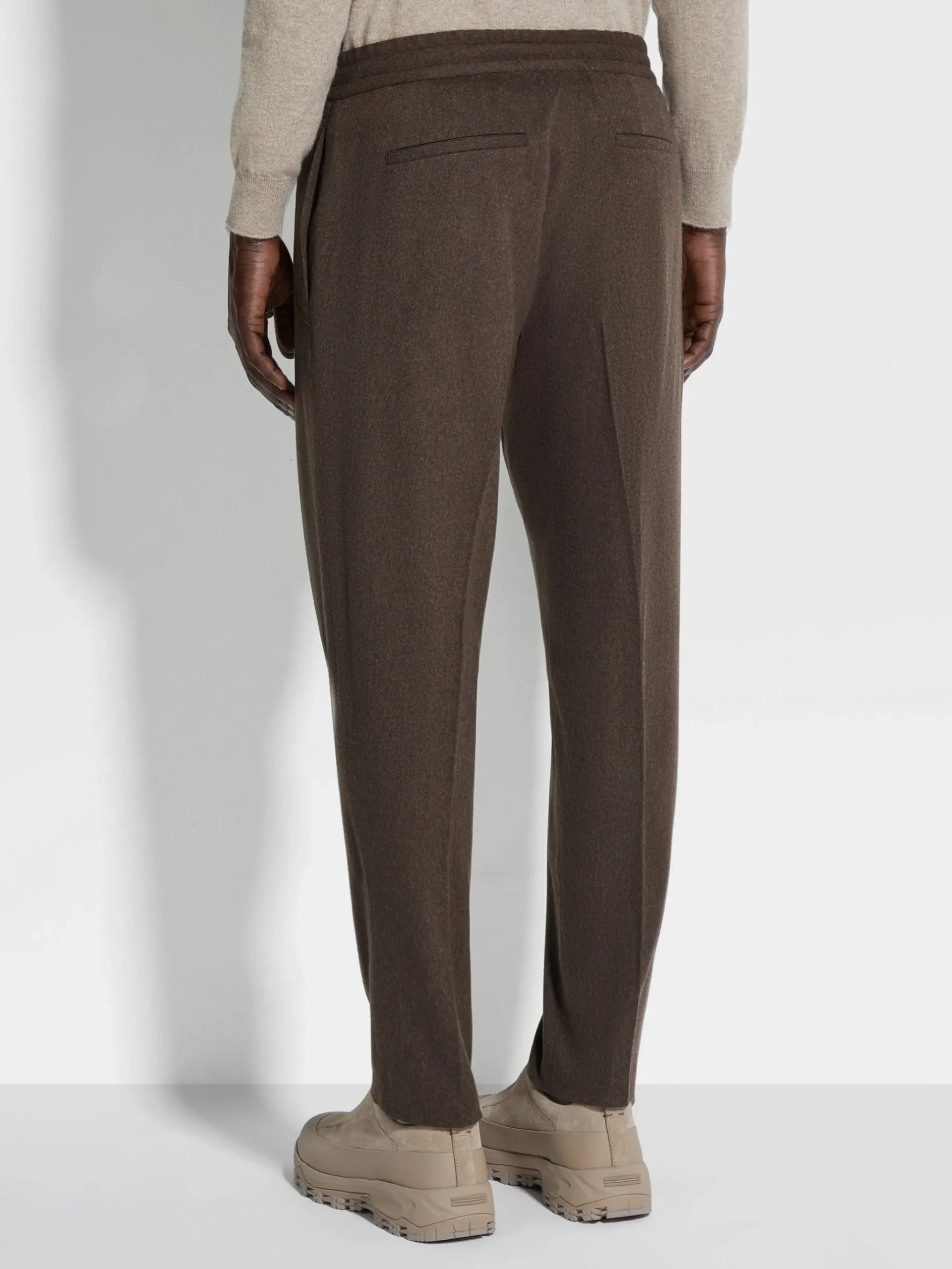 Dark Brown 15milmil15 Wool Joggers