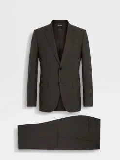 Dark Brown Oasi Cashmere Suit