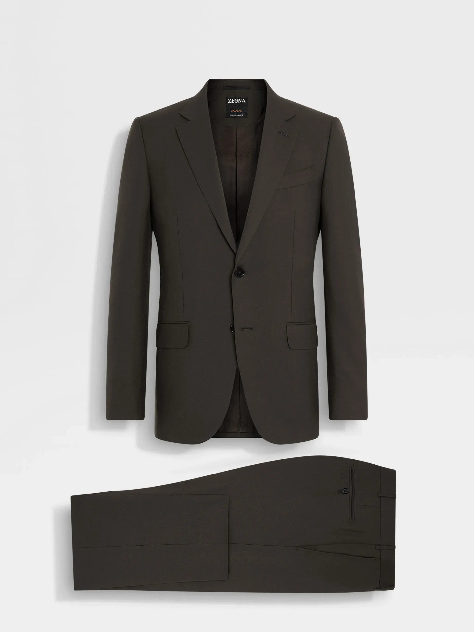 Dark Brown Oasi Cashmere Suit