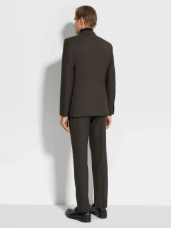 Dark Brown Oasi Cashmere Suit