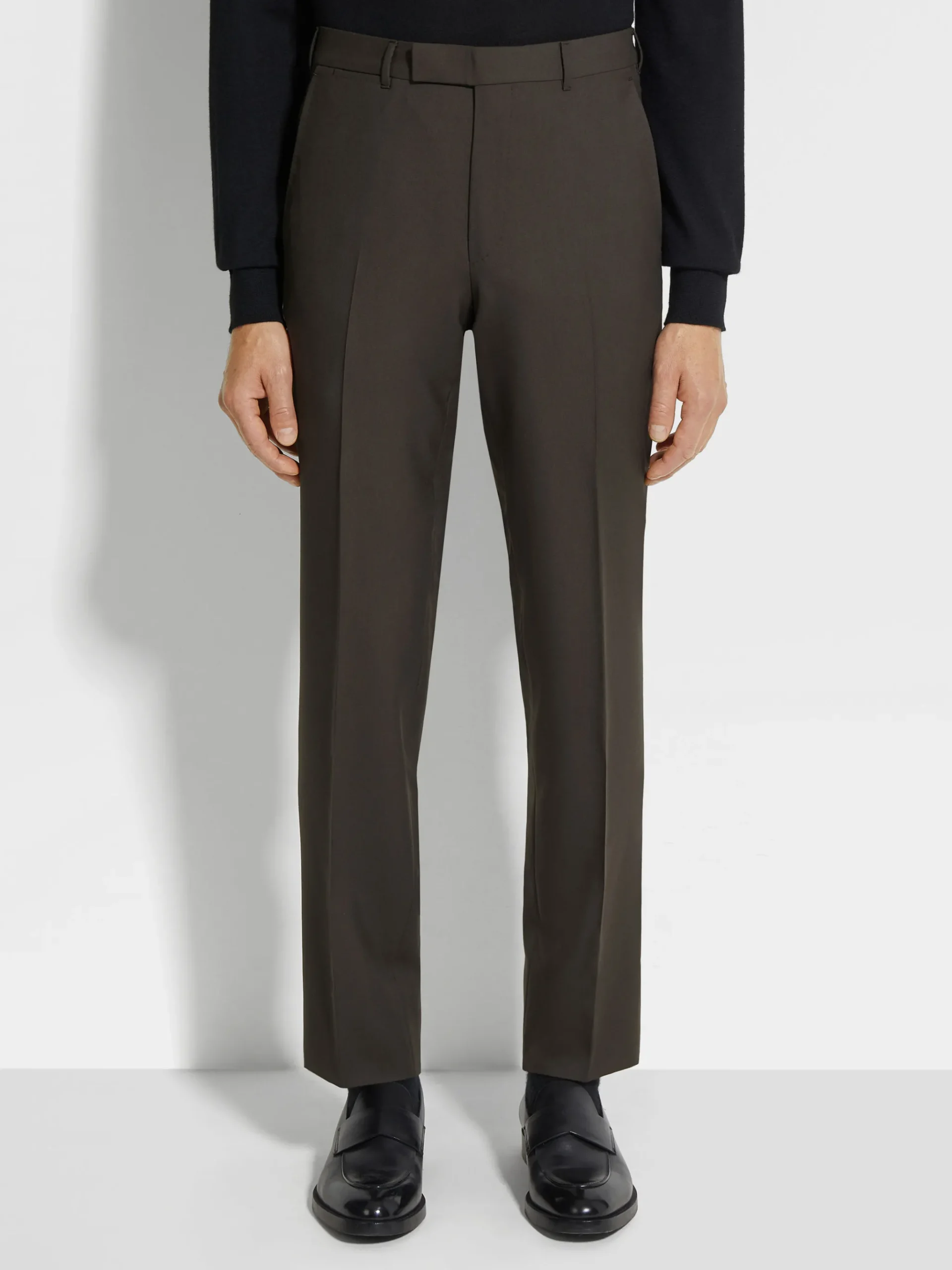 Dark Brown Oasi Cashmere Suit