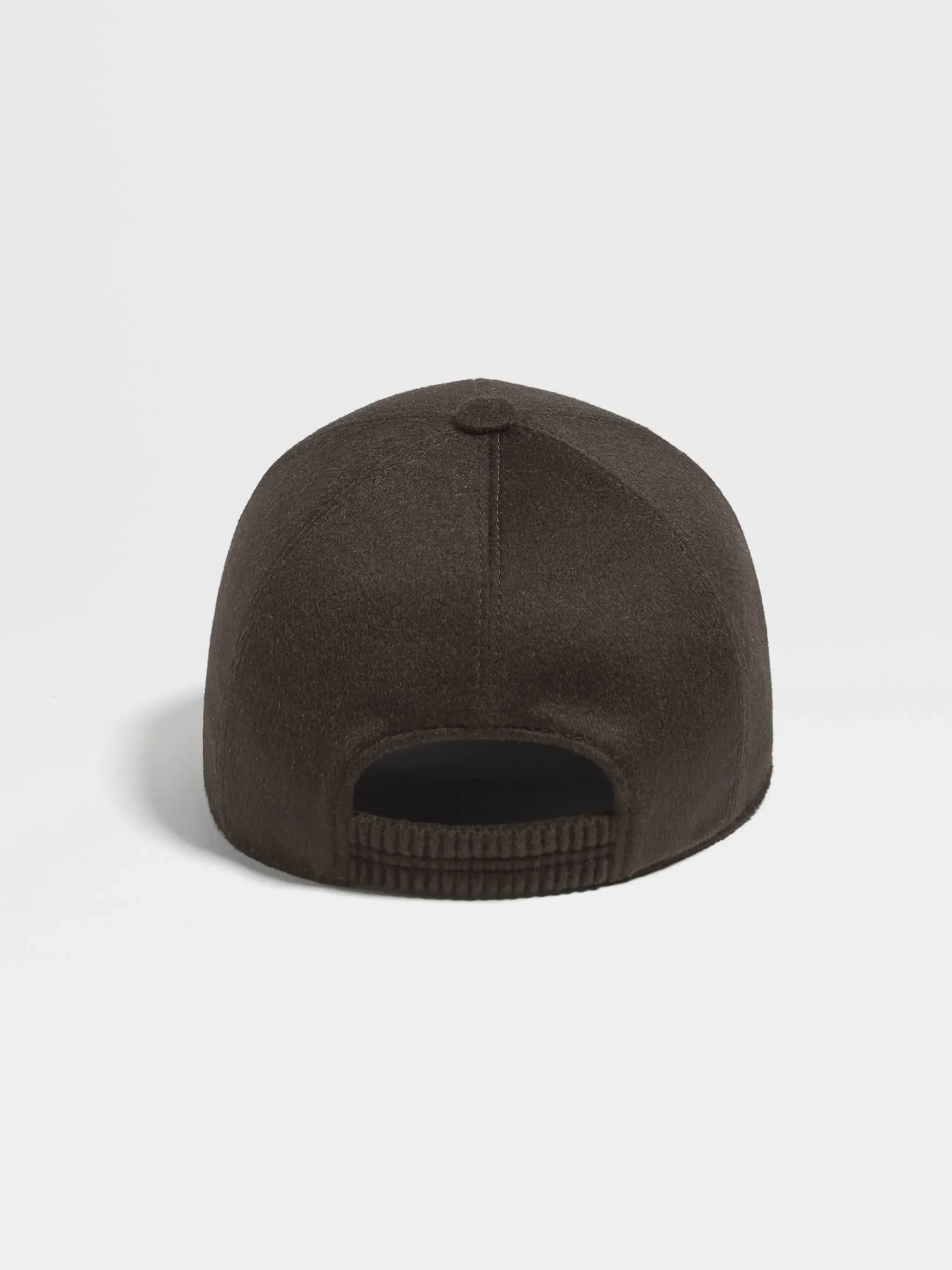 Dark Brown Oasi Cashmere Baseball Cap