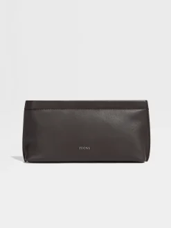 Dark Brown SECONDSKIN Clutch