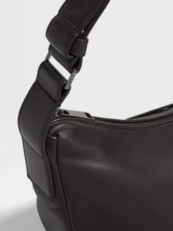 Dark Brown SECONDSKIN Hobo Panorama Micro Bag