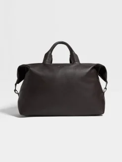 Dark Brown SECONDSKIN Holdall Raglan
