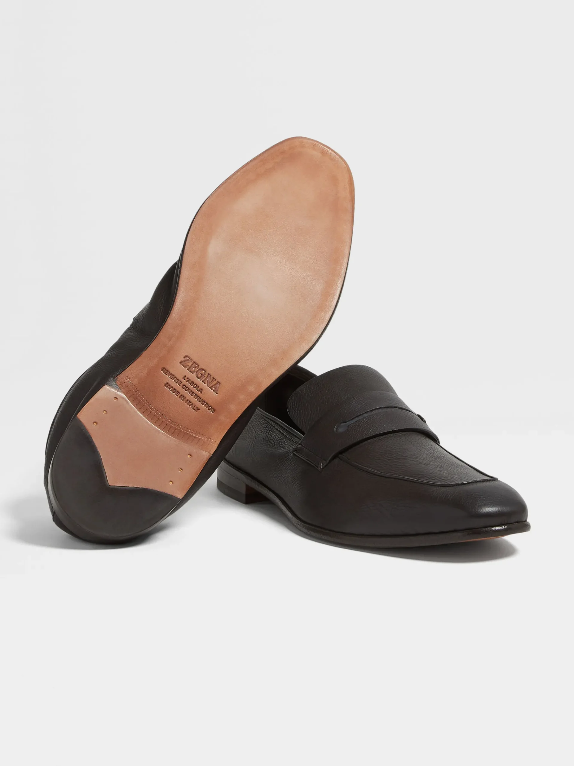 Dark Brown SECONDSKIN L'Asola Loafers