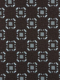 Dark Brown Silk Tie