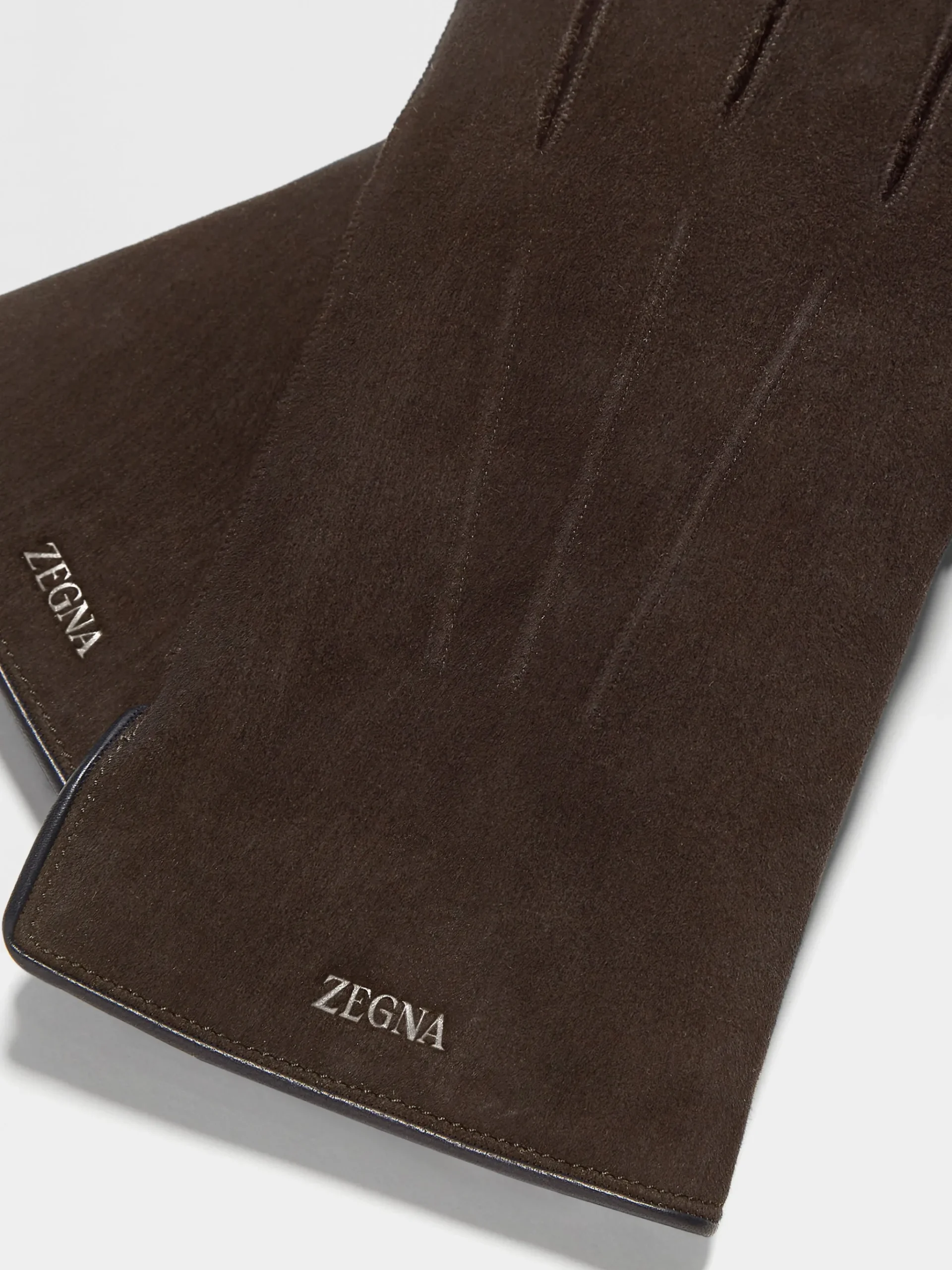 Dark Brown Suede Gloves
