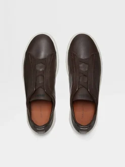 Dark Brown Triple Stitch™ SECONDSKIN Sneakers