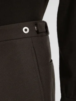 Dark Brown Wool Pants