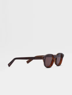 Dark Foliage Aurora I Acetate Sunglasses