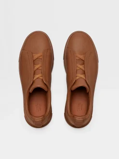 Dark Foliage Deerskin Triple Stitch™ Sneakers