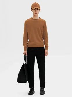 Dark Foliage Mélange Oasi Cashmere Crewneck