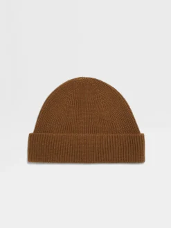 Dark Foliage Oasi Cashmere Beanie
