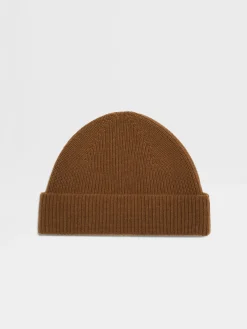 Dark Foliage Oasi Cashmere Beanie