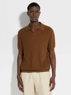 Dark Foliage Premium Cotton Polo Shirt