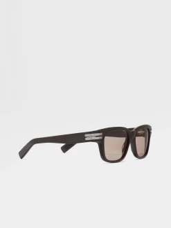 Dark Green Acetate Sunglasses