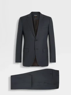 Dark Grey Centoventimila Wool Suit