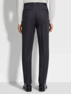 Dark Grey Centoventimila Wool Pants