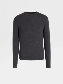Dark Grey 12milmil12 Wool Crewneck