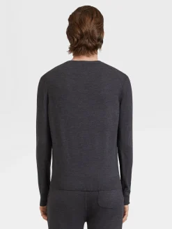 Dark Grey 12milmil12 Wool Crewneck